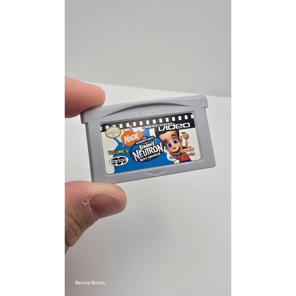 Game Boy Advance Video Jimmy Neutron Boy Genius Vol. 1 Cartridge Only - Tested